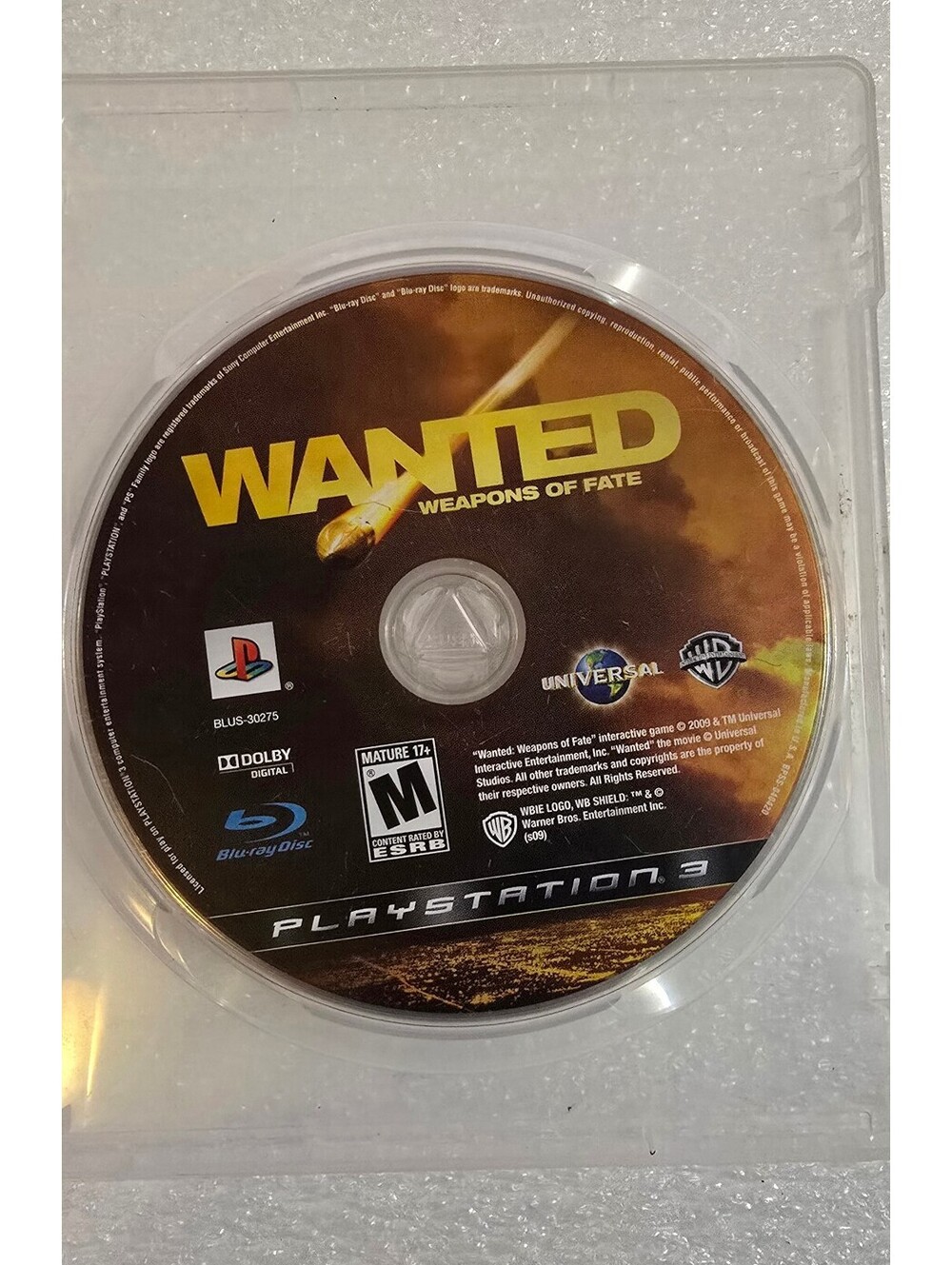 PS3 Wanted Weapons Of Fate PlayStation 3 M-Mature 17+